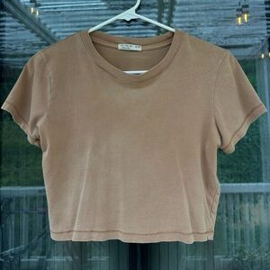 Cotton On Tan Women's Crop Top